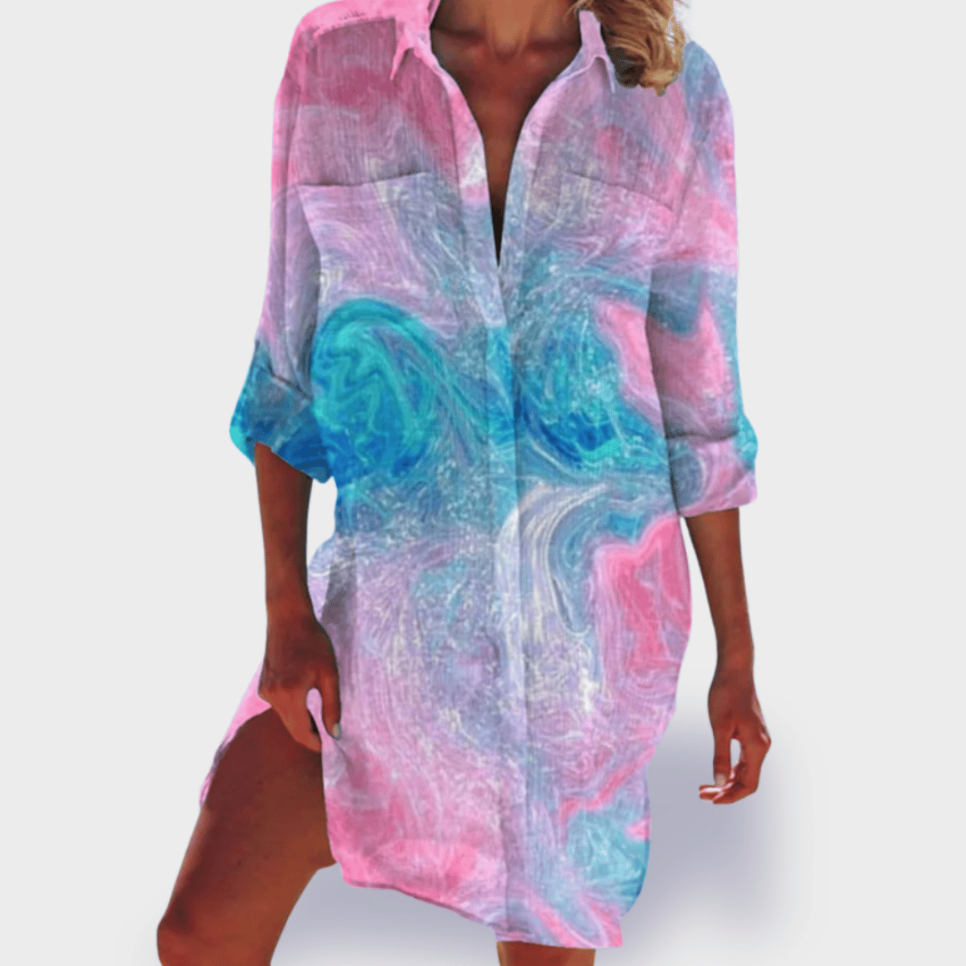 Women's Vibrant Colourful Lightweight Summer Dress
