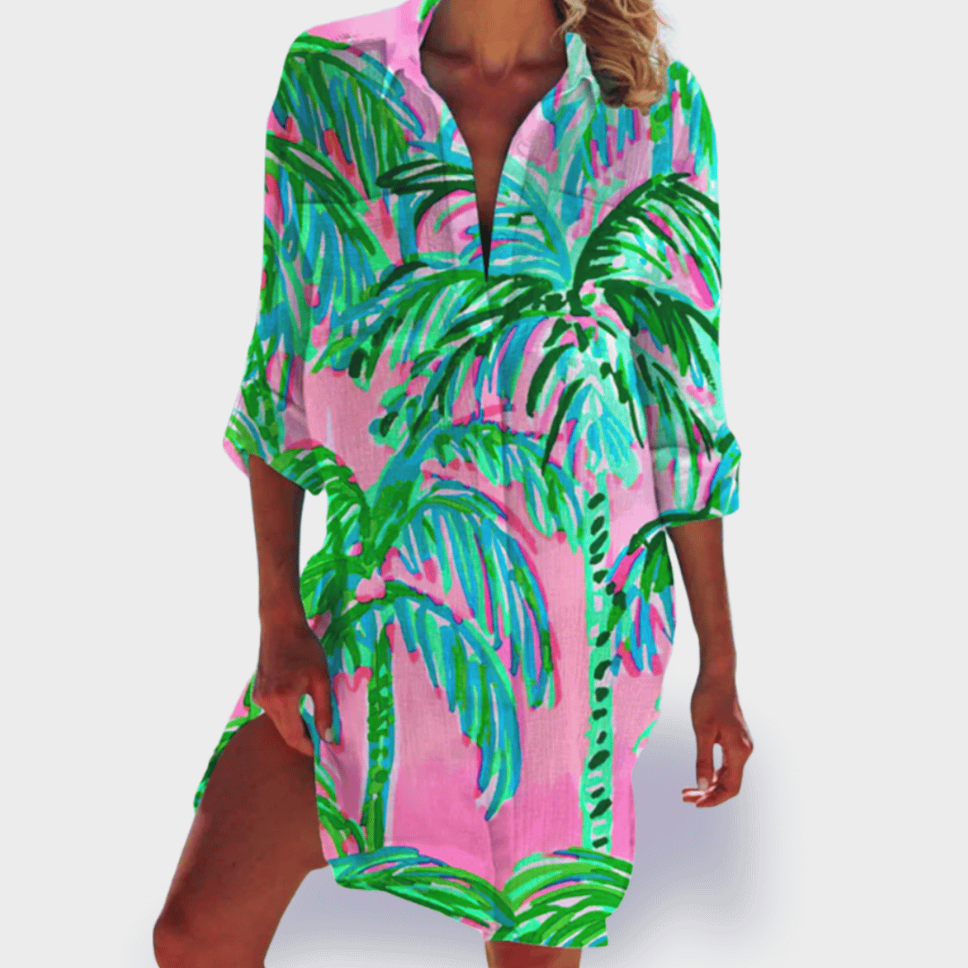 Women's Vibrant Colourful Lightweight Summer Dress