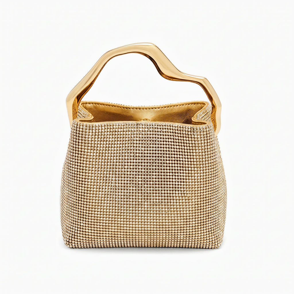Celeste Crystal Bucket Bag