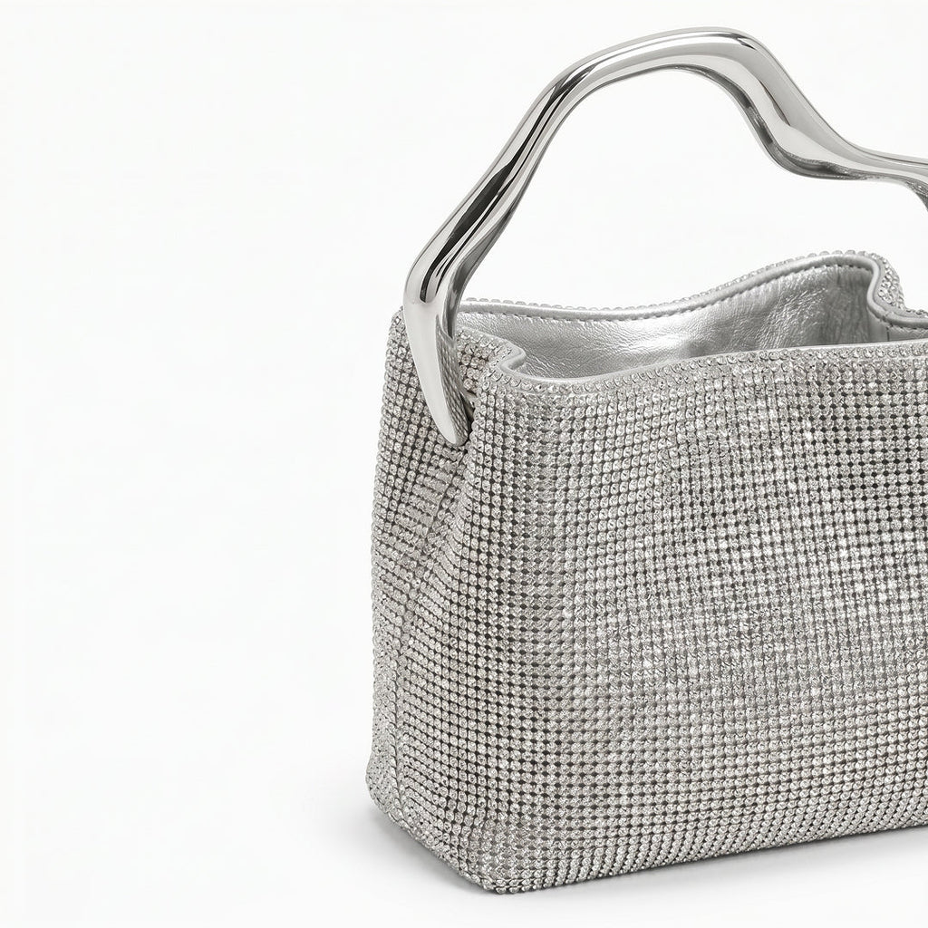 Celeste Crystal Bucket Bag