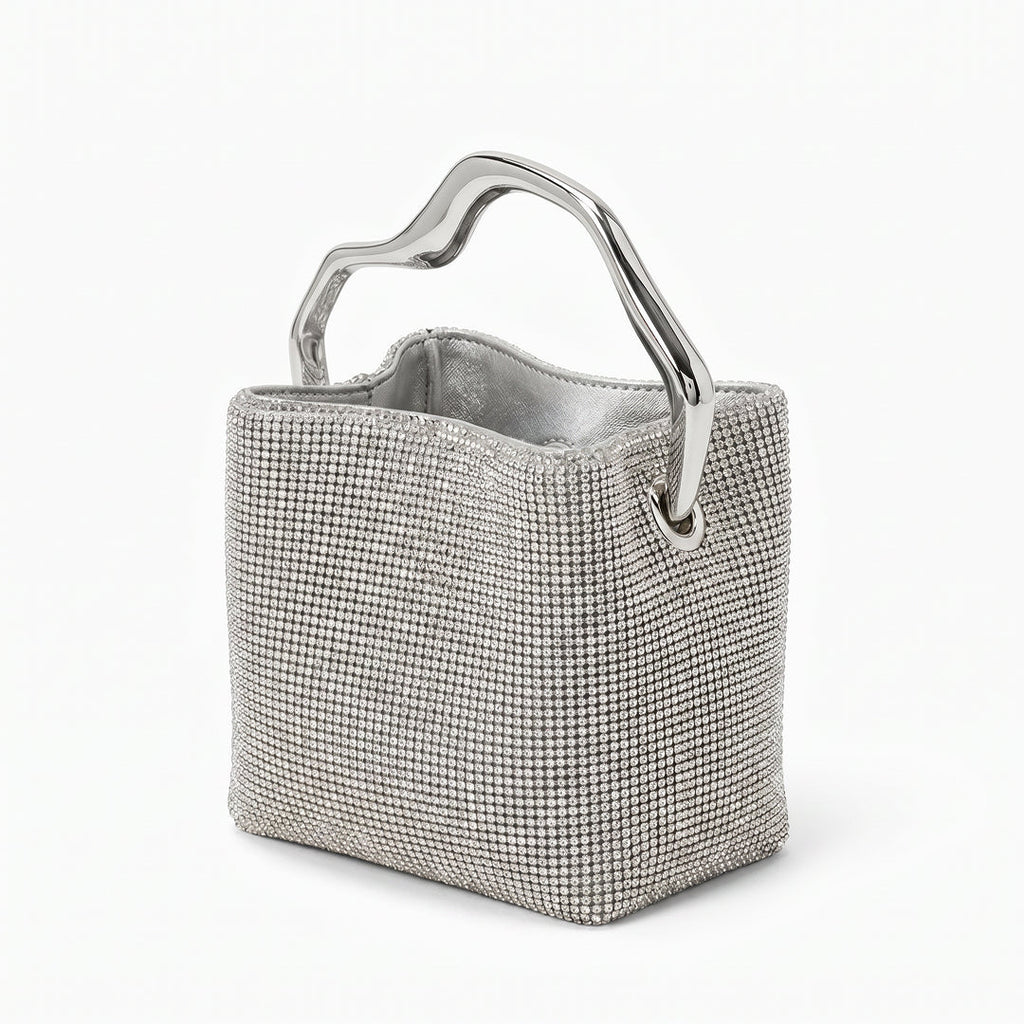Celeste Crystal Bucket Bag