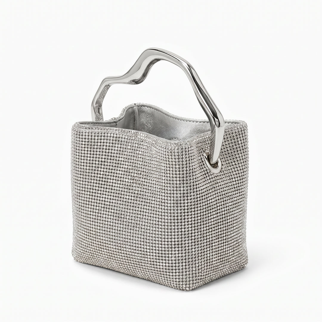 Celeste Crystal Bucket Bag