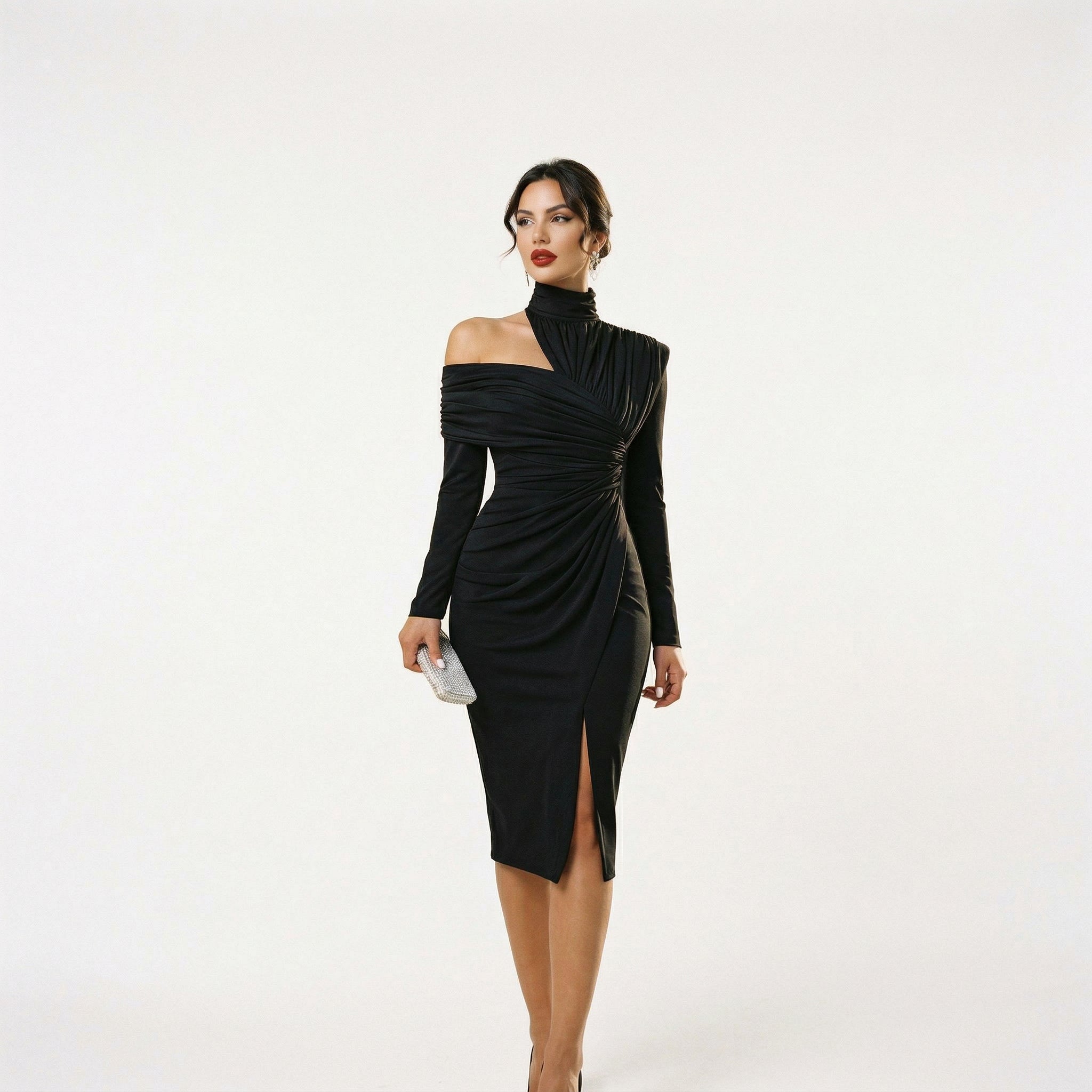 Women's Plus Size Elegant Evening Dress for Formal Occasions