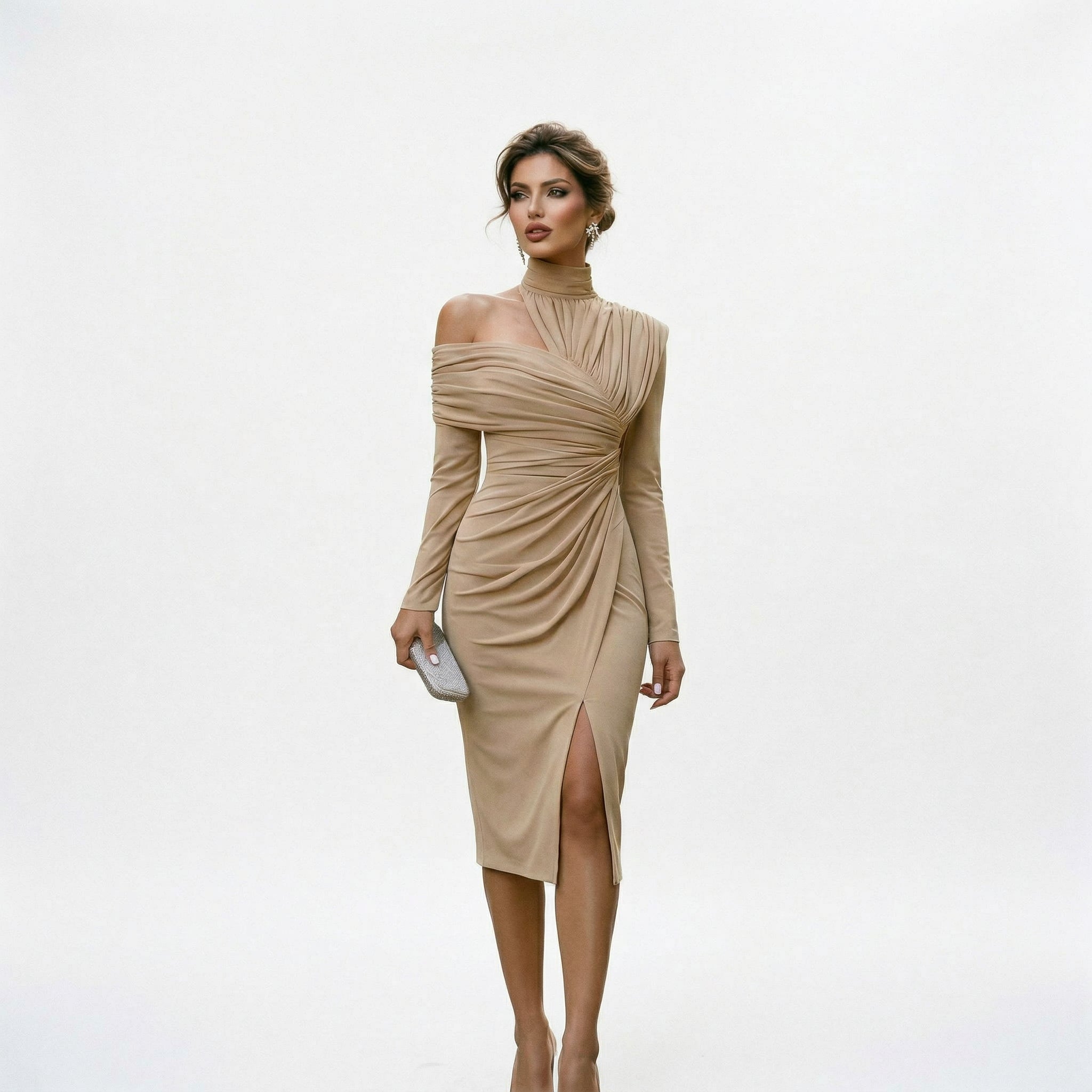 Women's Plus Size Elegant Evening Dress for Formal Occasions