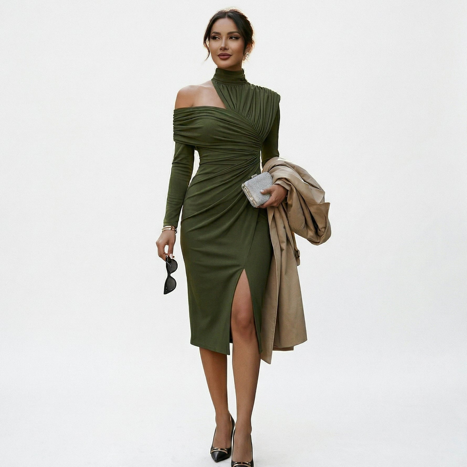 Women's Plus Size Elegant Evening Dress for Formal Occasions