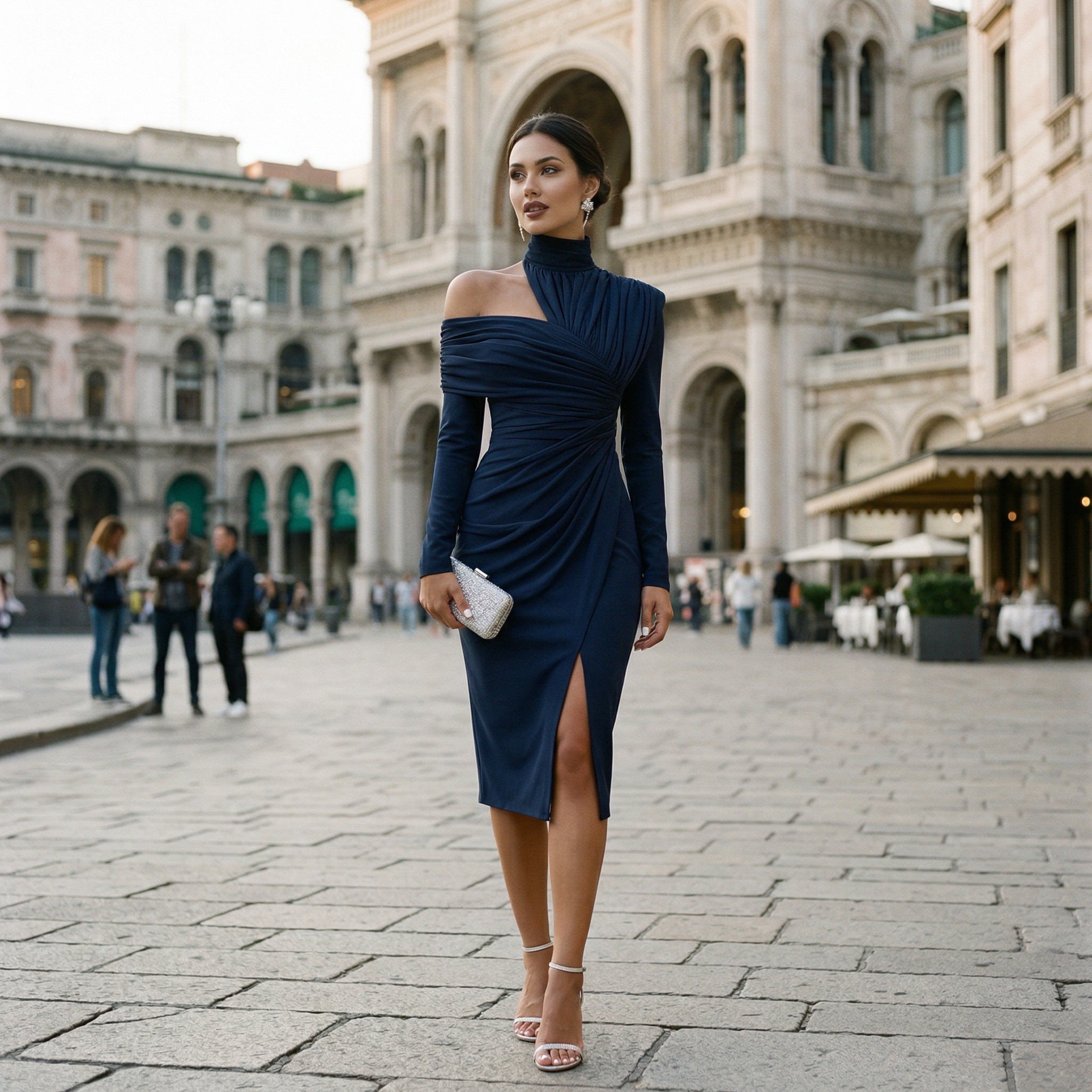 Women's Plus Size Elegant Evening Dress for Formal Occasions