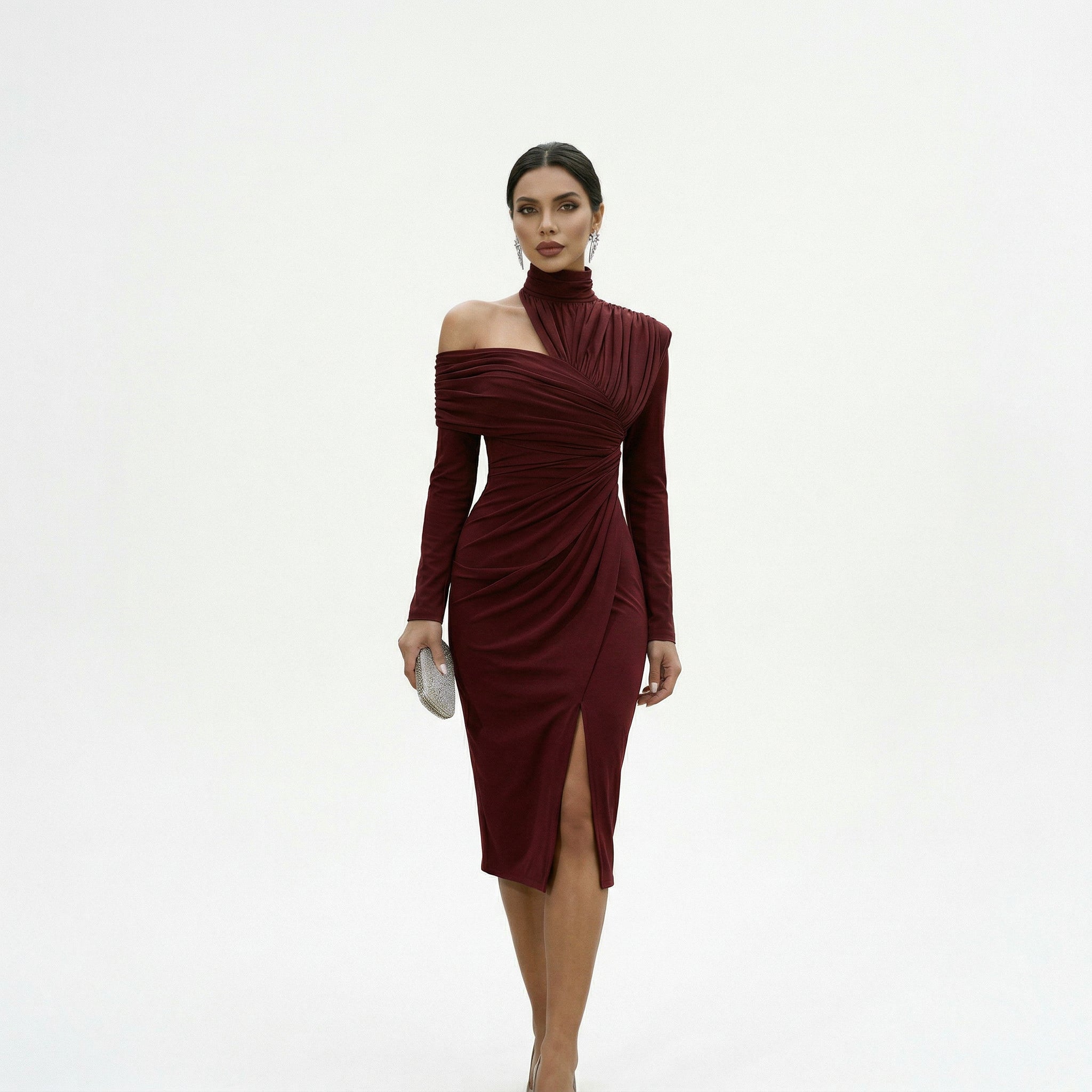 Women's Plus Size Elegant Evening Dress for Formal Occasions