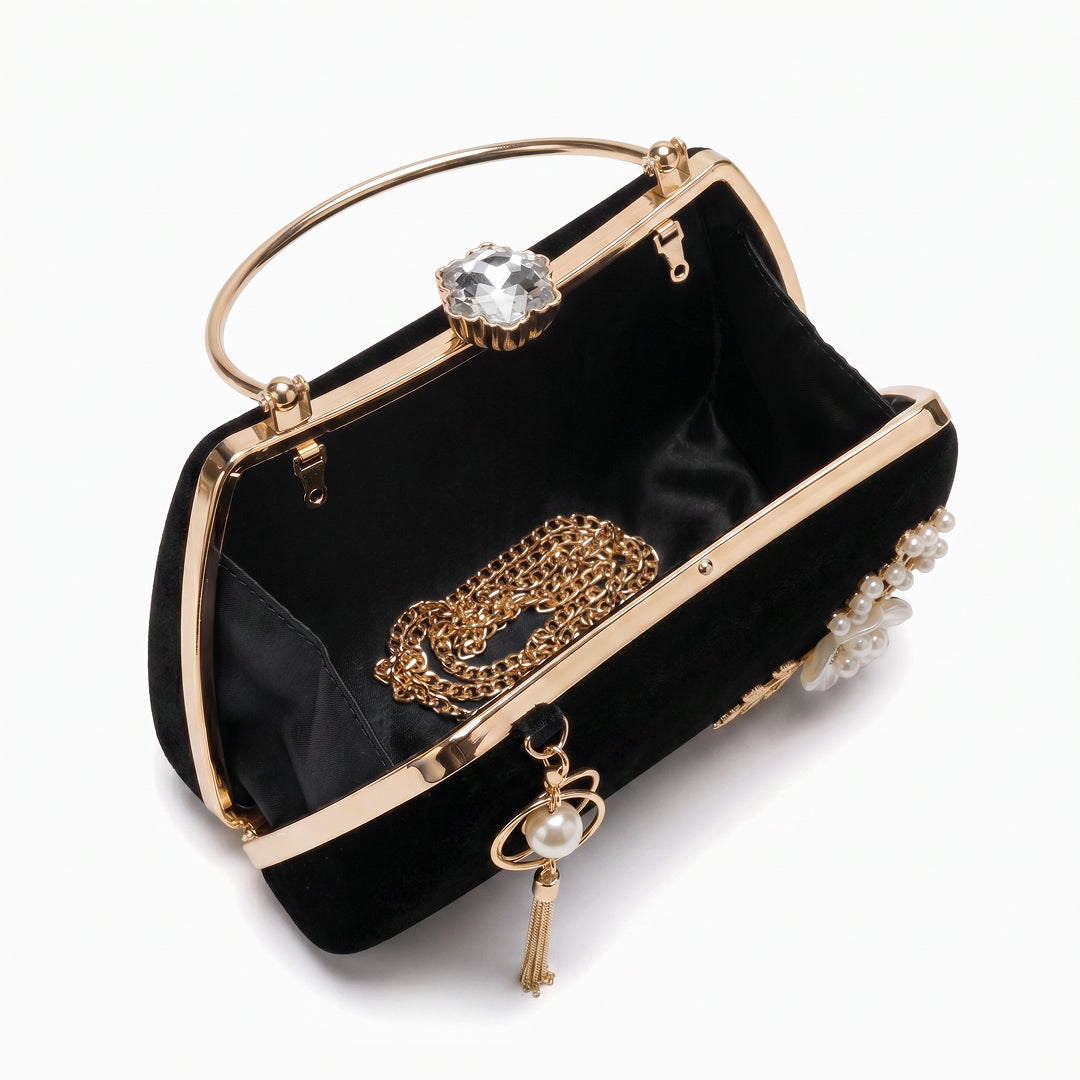 Fleur Pearl Evening Bag