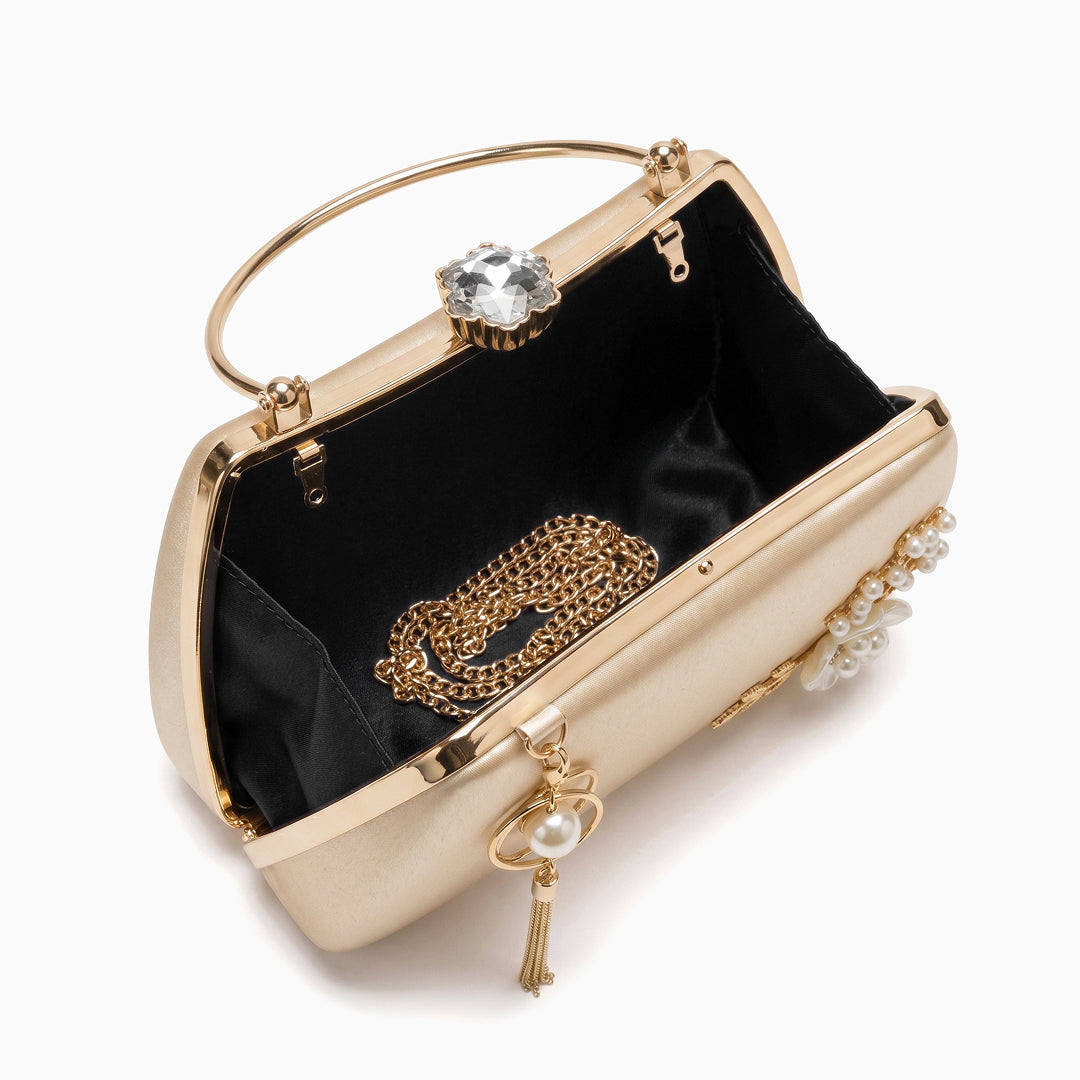 Fleur Pearl Evening Bag