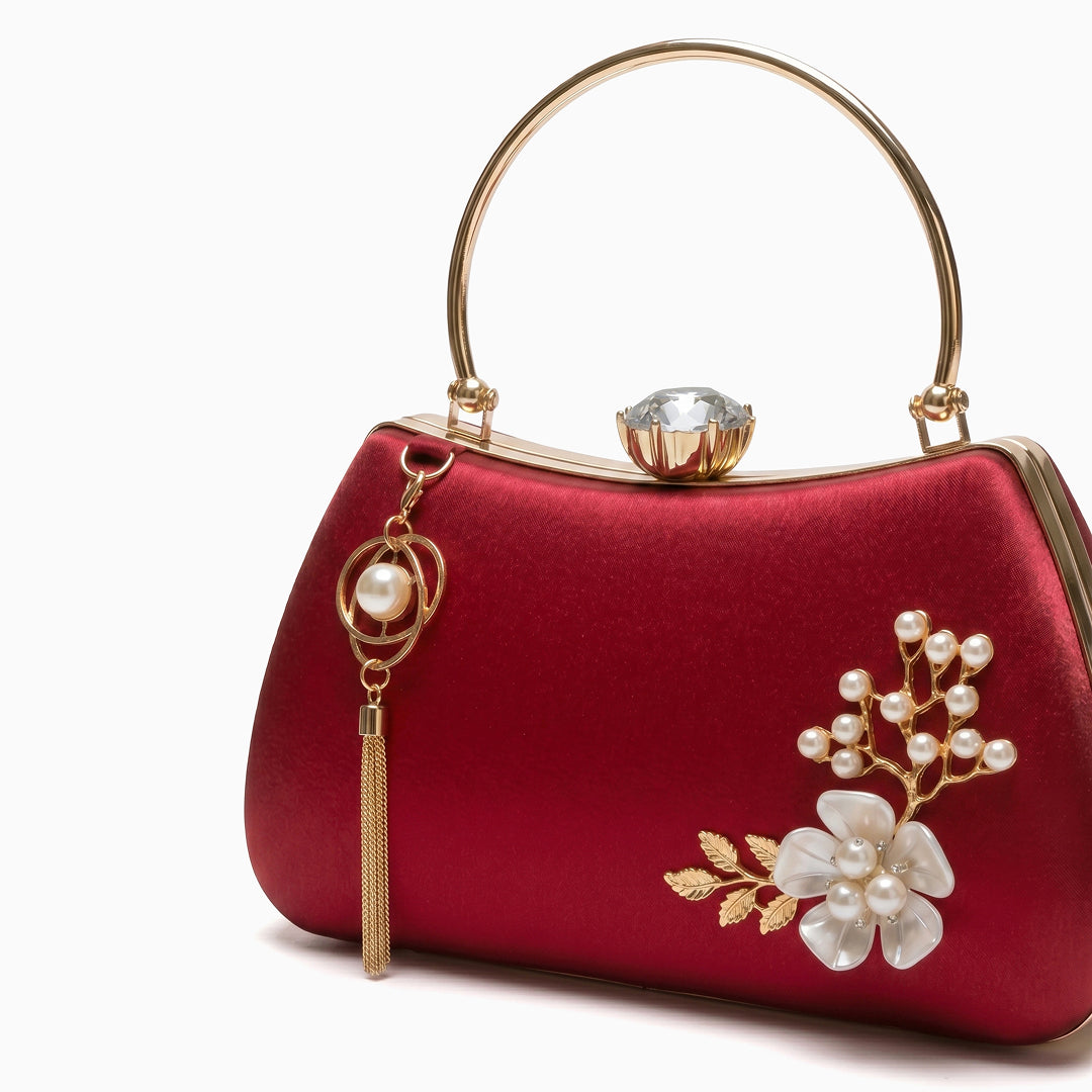 Fleur Pearl Evening Bag