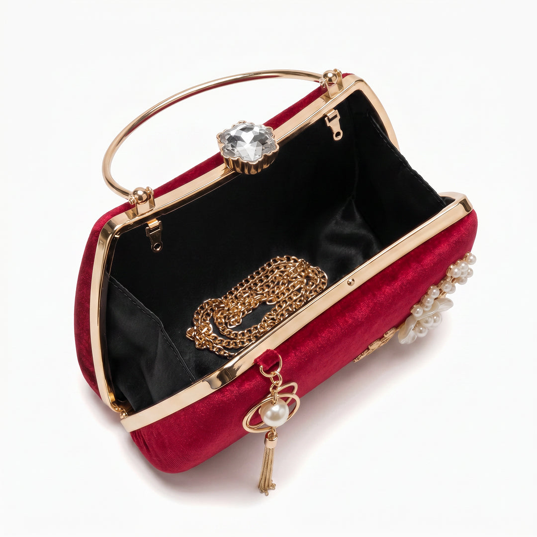 Fleur Pearl Evening Bag