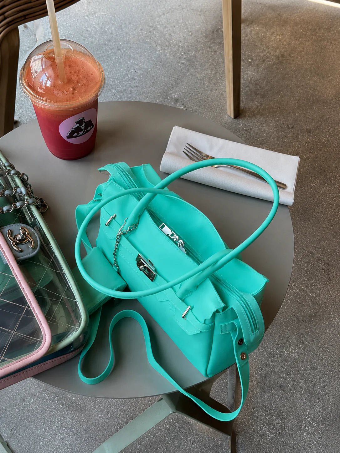 Jelly Firkin 35 Zip Shoulder Bag