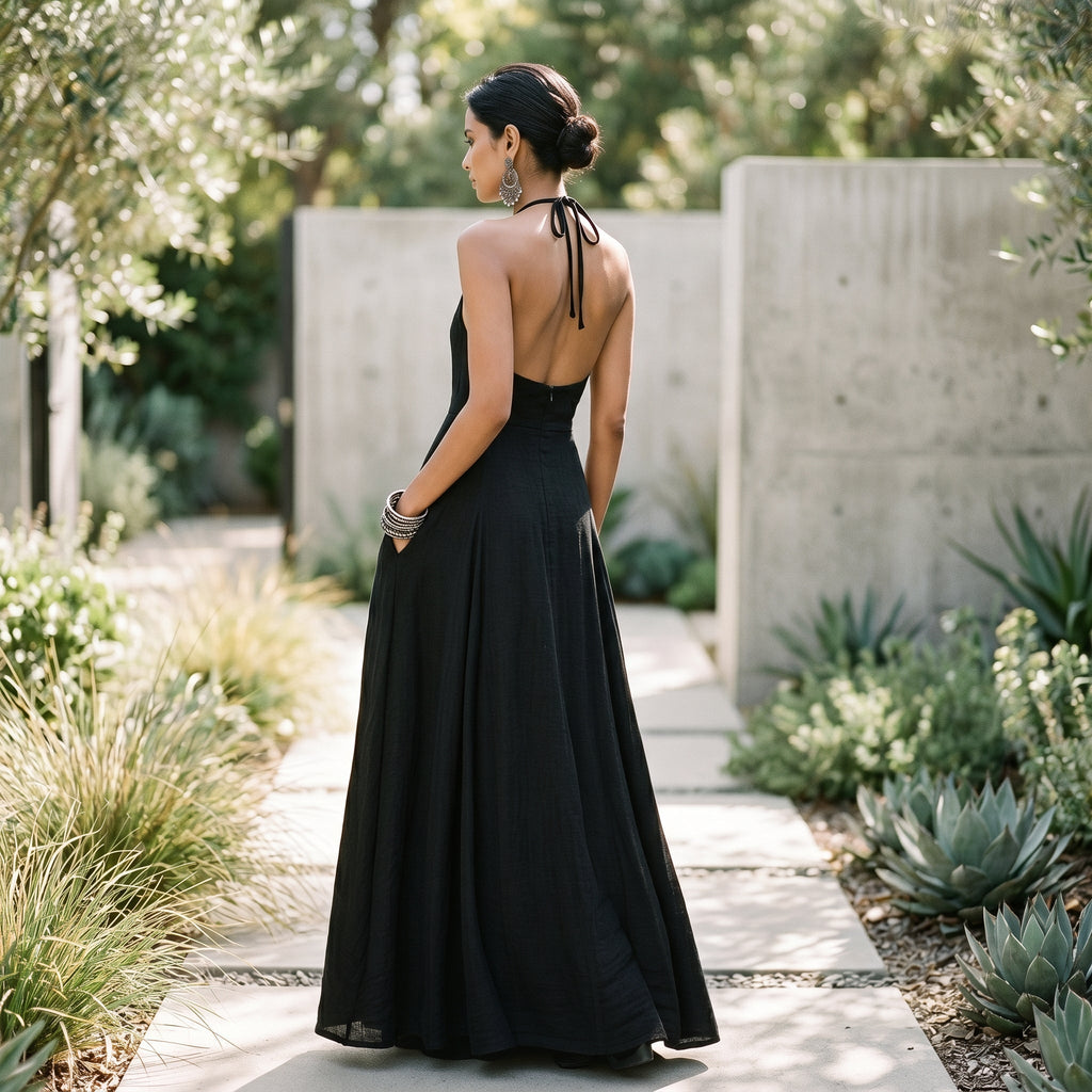 Women's Chic Sleeveless Maxi Dress for Summer