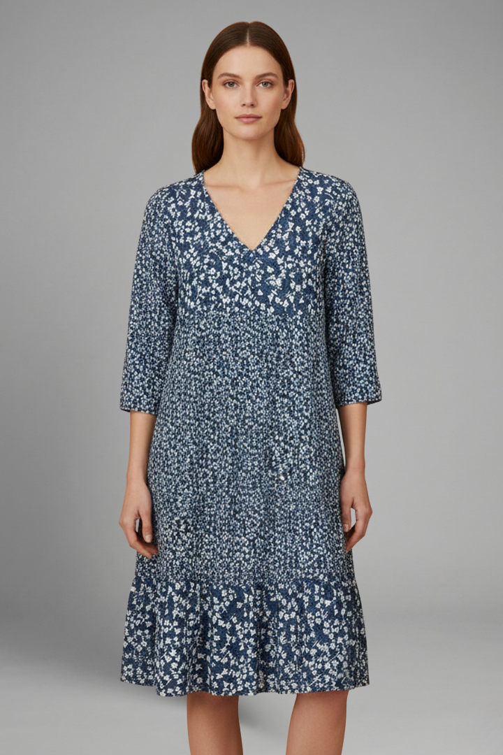 Women's Sleek Structured Fit Solid Plain Midi Dress
