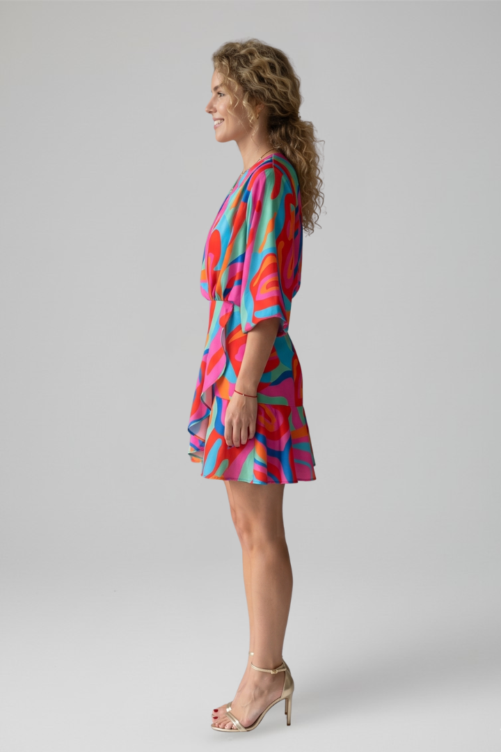 Women's Breezy V-Neck Sleeveless Mini Dress