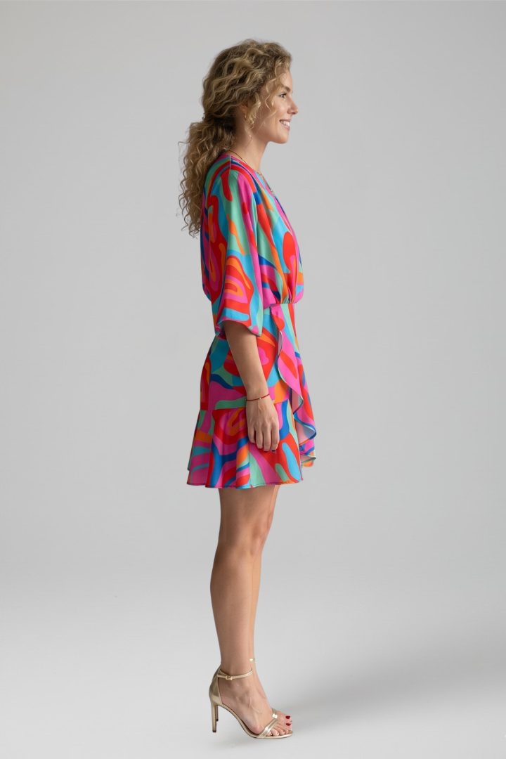Women's Breezy V-Neck Sleeveless Mini Dress