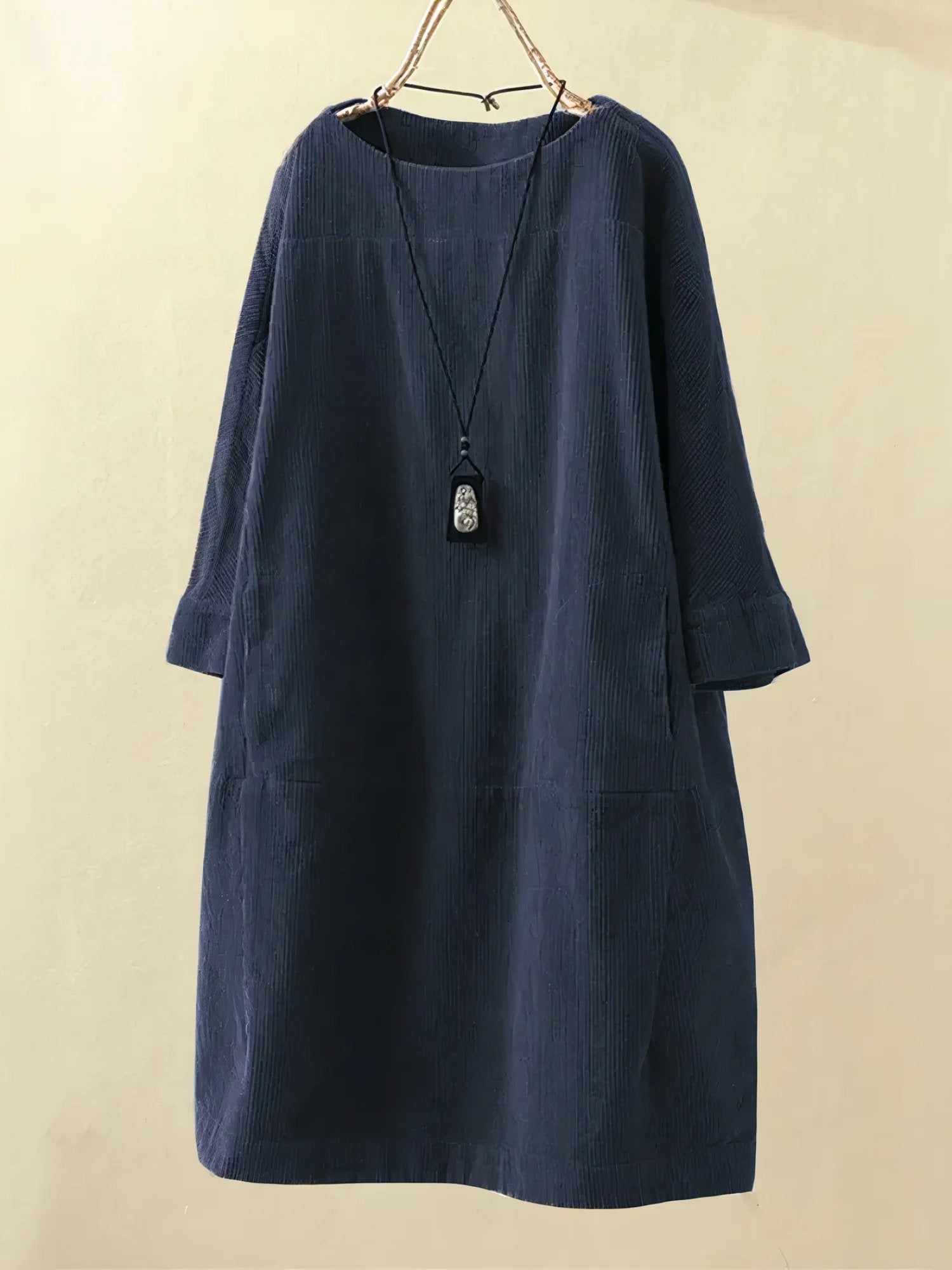 Women's Confident Tummy-Covering Ruched Midi Dress