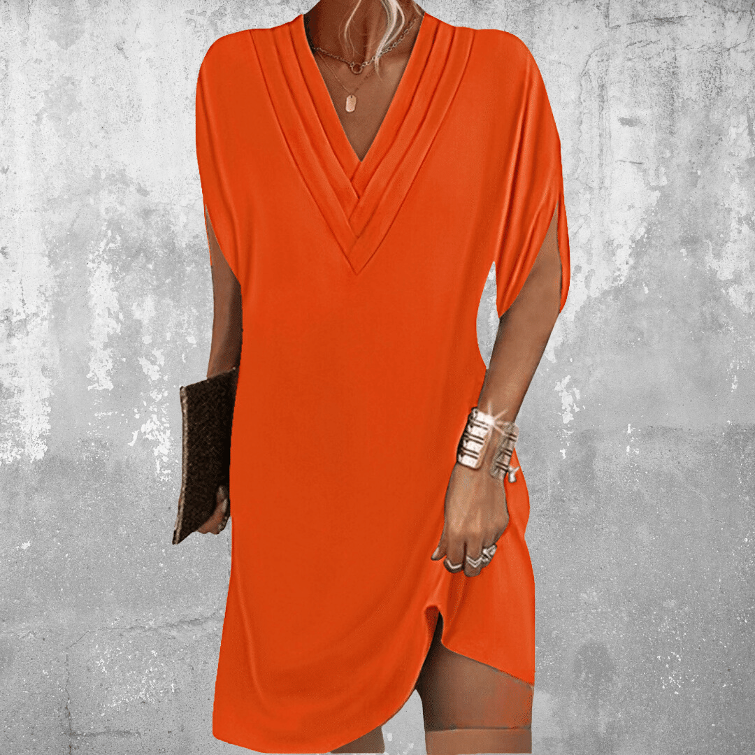 Women's Flirty V-Neck Wrap Mini Dress