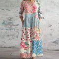 Women's Elegant Retro Maxi Dress