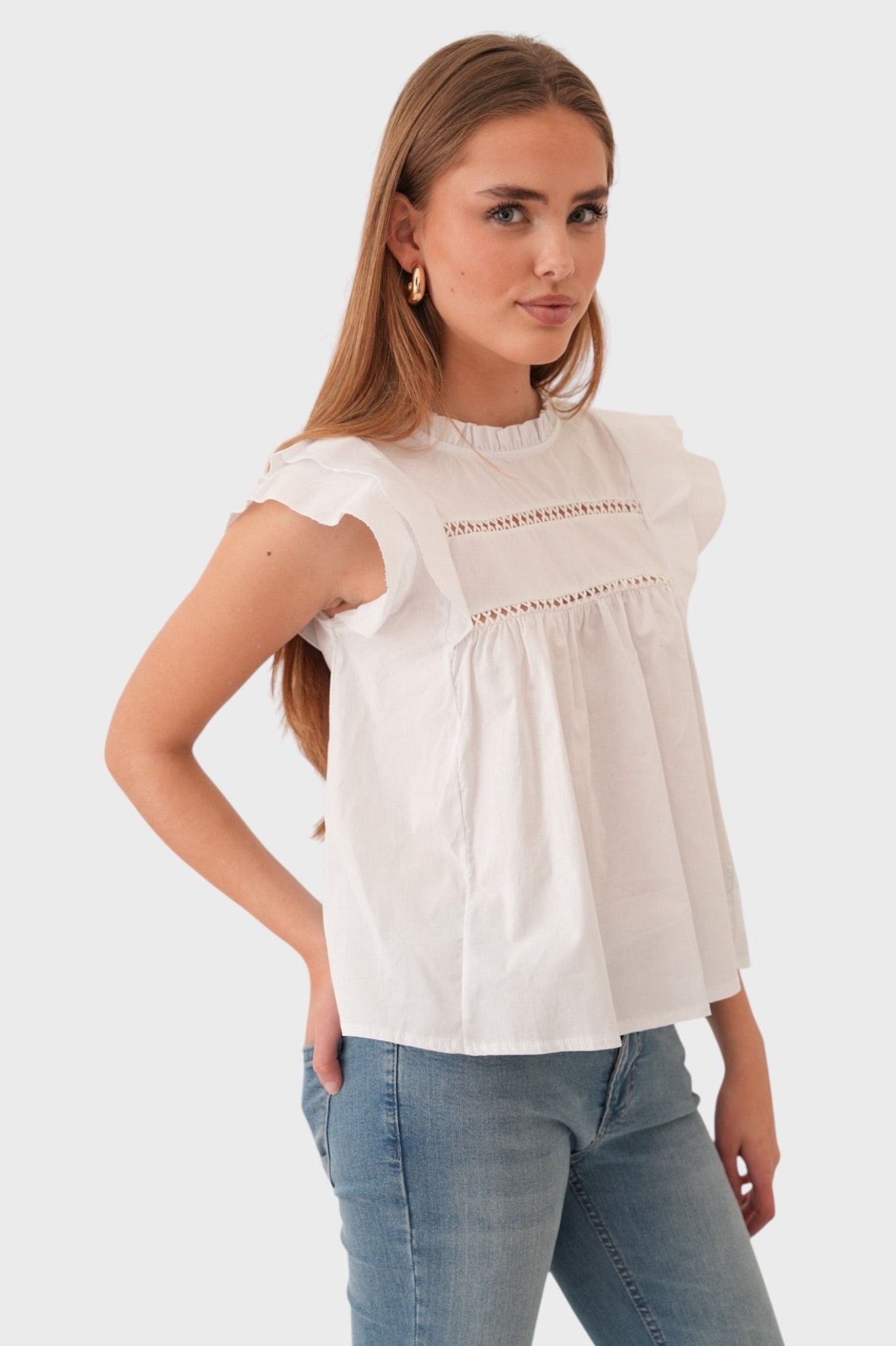 "Dreamy" blouse white