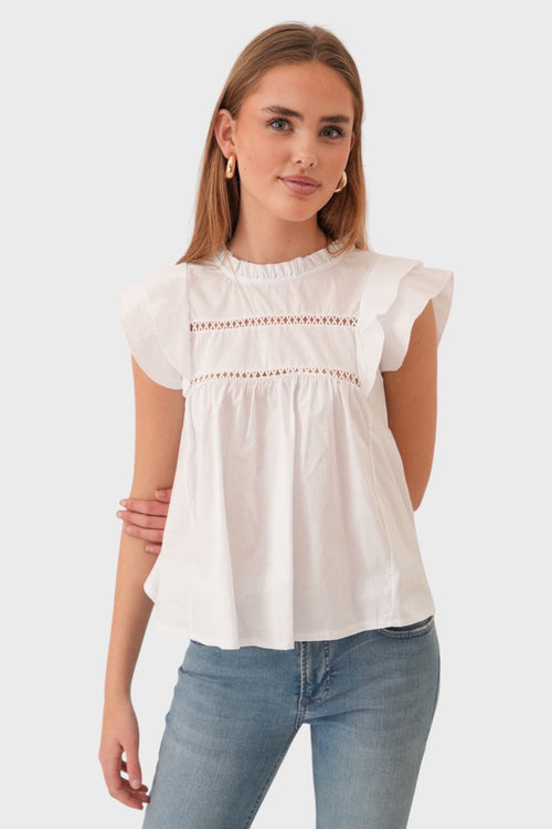 "Dreamy" blouse white