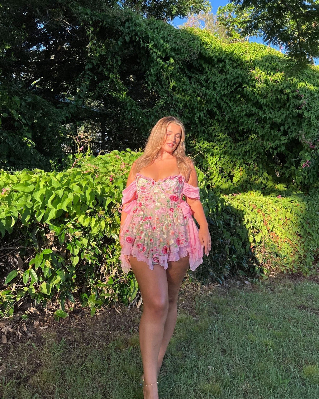 Floretta Silk Mini Dress