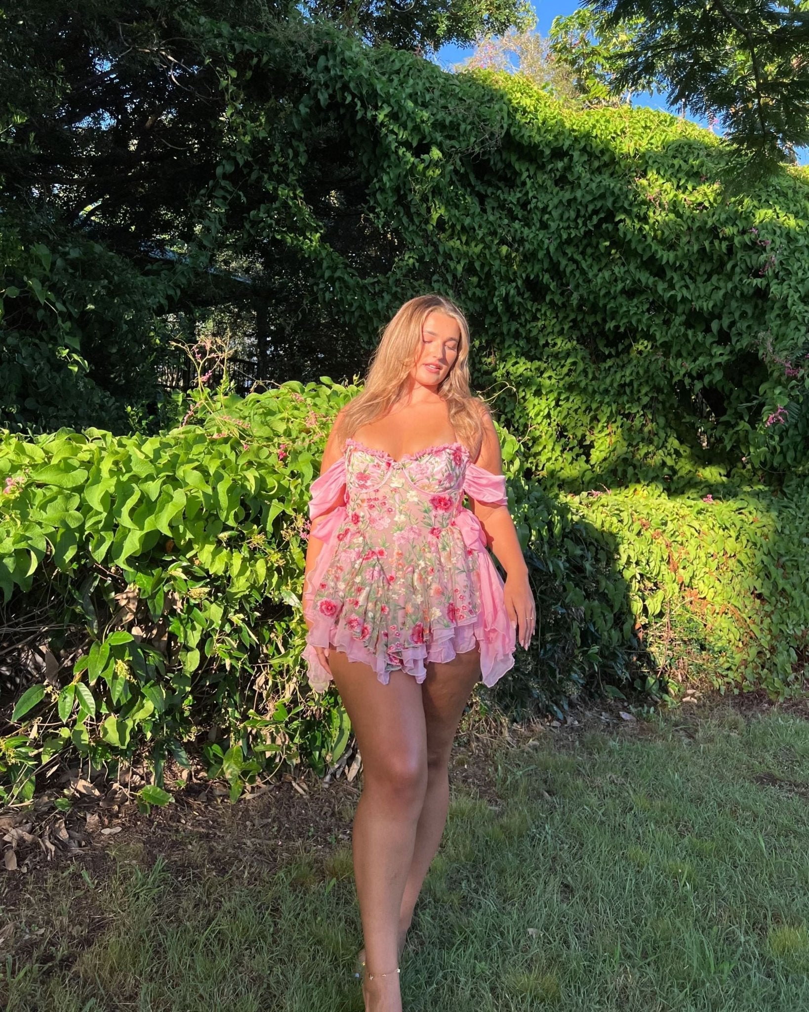 Floretta Silk Mini Dress