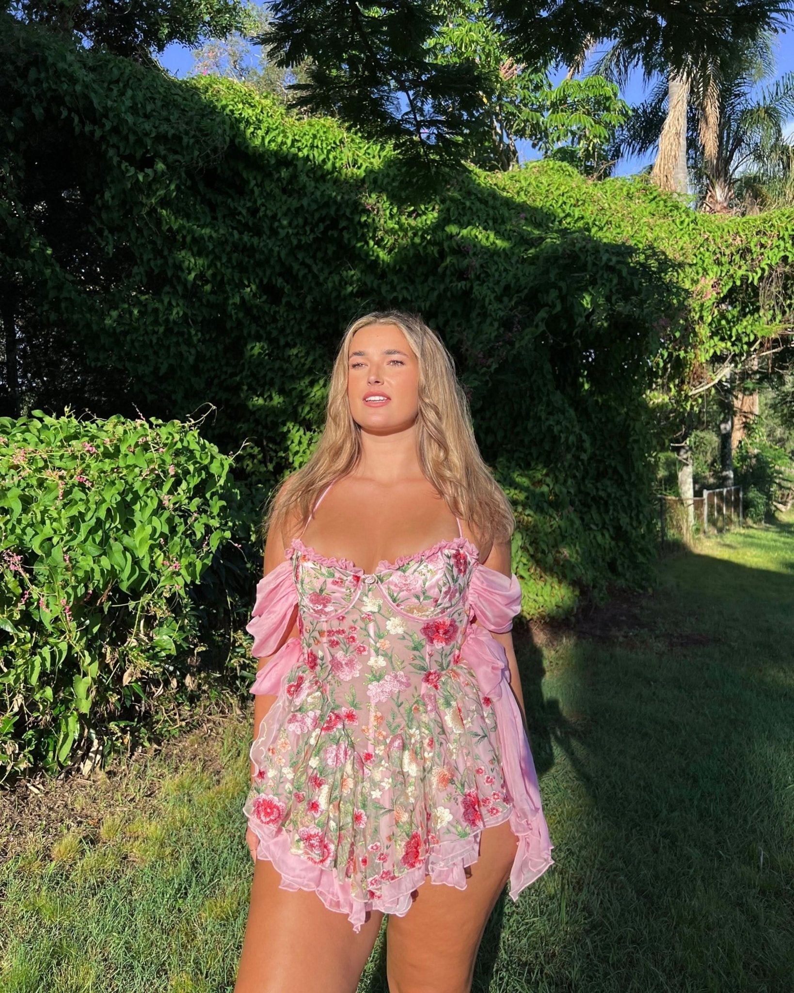 Floretta Silk Mini Dress