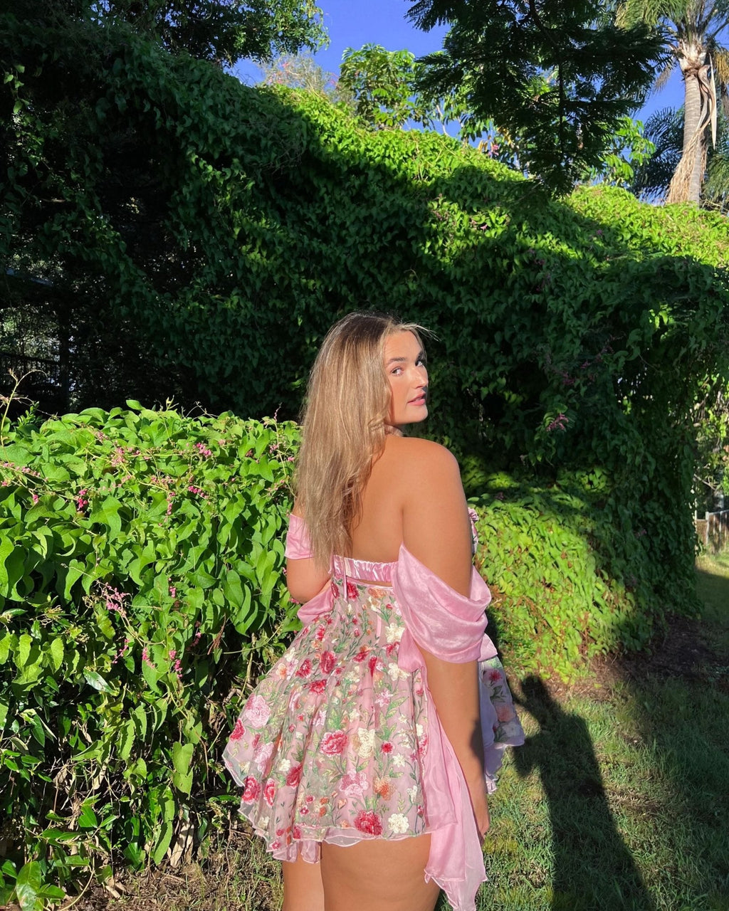 Floretta Silk Mini Dress