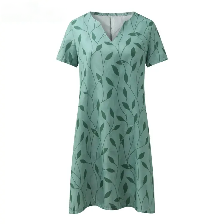Women's Serene Floral Print Vacation Maxi Dress