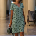 Women's Serene Floral Print Vacation Maxi Dress