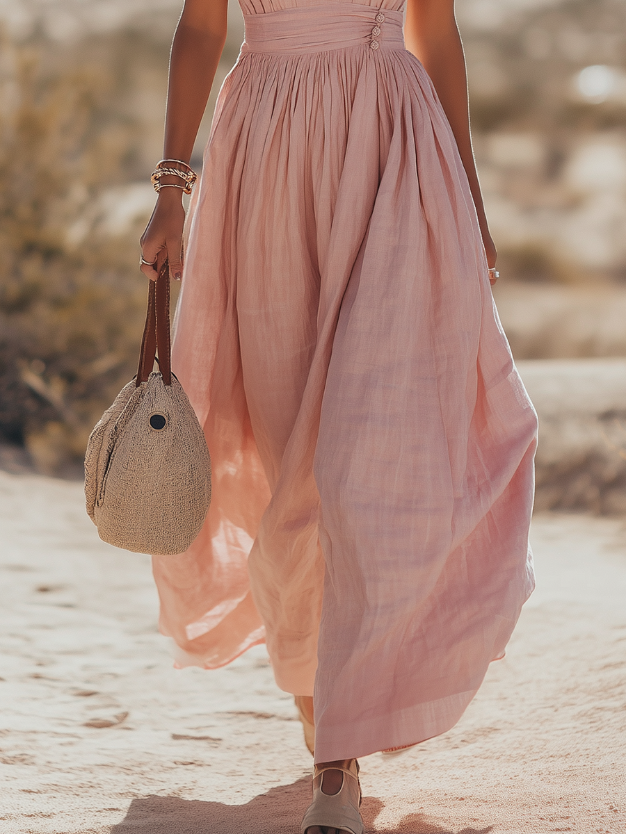 Women's Halter Neck Maxi Dress