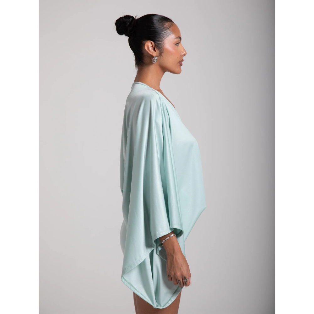 Women's Cocktail V-Neck Ruched Bodycon Mini Dress