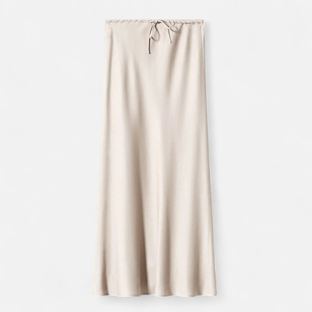 Women’s High-Waist Maxi Skirt with Fluid Silhouette and Elegant Draped Finish