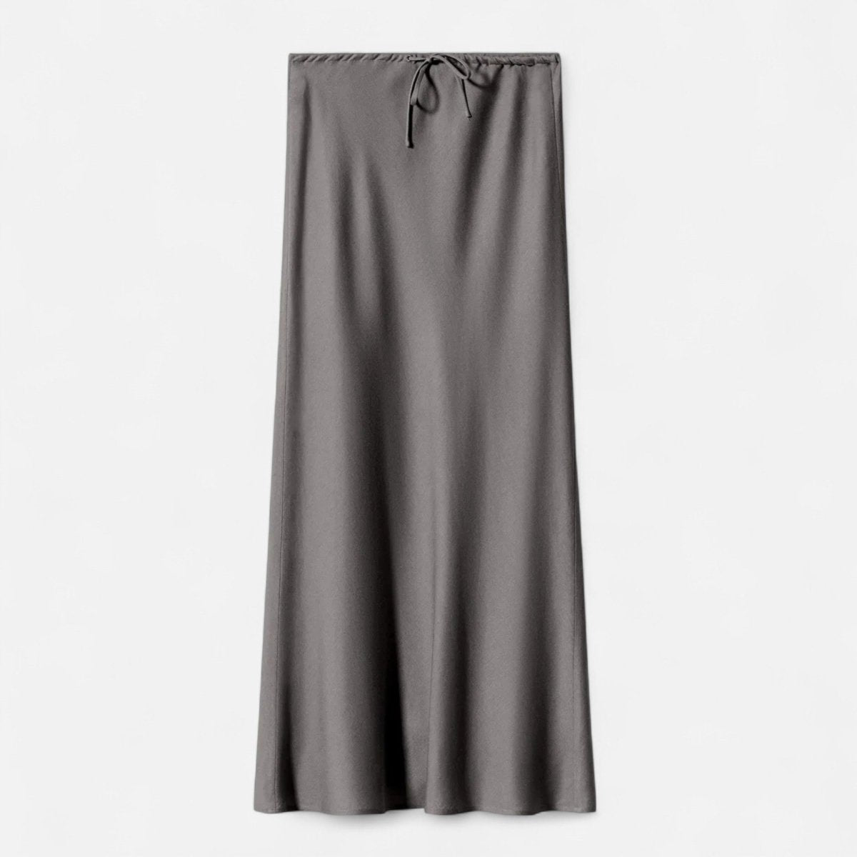 Women’s High-Waist Maxi Skirt with Fluid Silhouette and Elegant Draped Finish