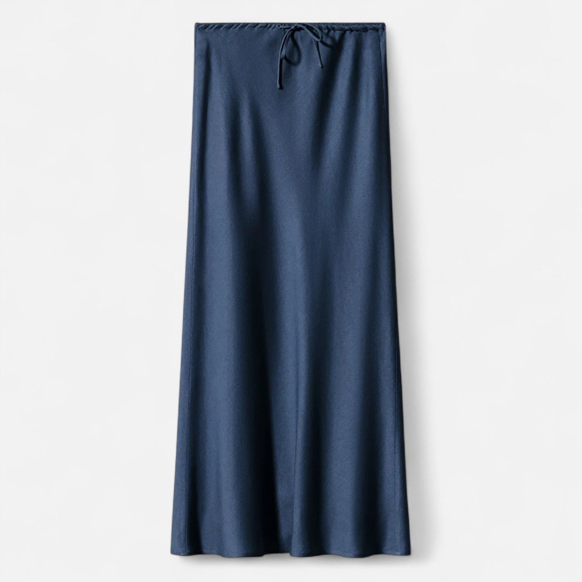 Women’s High-Waist Maxi Skirt with Fluid Silhouette and Elegant Draped Finish