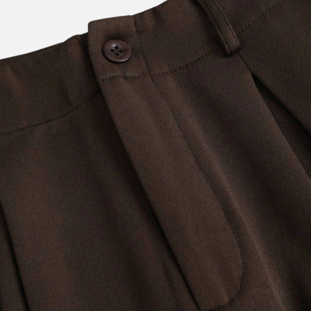 Women’s High-Waist Pleated Wide-Leg Pants with Tailored French-Inspired Silhouette