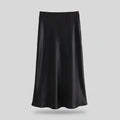 Women’s Midi Skirt with Smooth Finish and Flared Hem